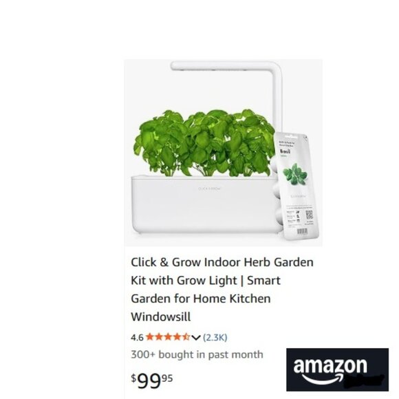 Indoor Herb Garden Kit with Grow Light - Picture 9 of 9